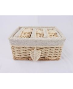Basket WILLI TASSEL 42x32xH19cm Jaunumi, mēbeles, māja