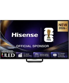 Hisense U7S Pro, 85'', 4K UHD, ULED, black - TV Телевизоры