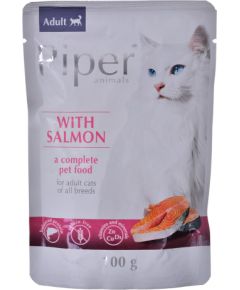DOLINA NOTECI Piper with salmon - wet cat food - 100 g Kaķu konservi