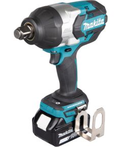 Triecienatslēga Makita DTW1001RTJ; 18 V; 2x5,0 Ah akum. Trieciena uzgriežņu pistoles ar akumulatoru