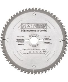 Griešanas disks kokam CMT 281; 250x3.2x30; Z60; -3° Zāģripas