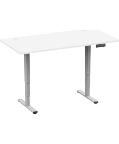 Adjustable Height Table Up Up Bjorn II Gray, Table top L White Офисные столы
