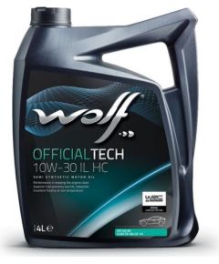 WOLF OFFICIALTECH 10W30 ILHC 4L API SQ/RC, ILSAC GF-7 A Motora eļļas