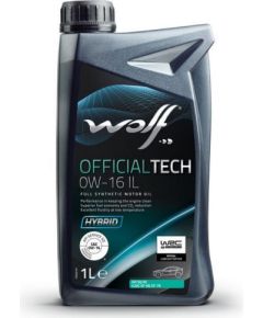 WOLF OFFICIALTECH 0W16 IL 1L API SQ/RC, ILSAC GF-7B Моторные масла