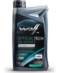 WOLF OFFICIALTECH 0W16 RXFE 1L API SP, ILSAC GF-6 B Моторные масла
