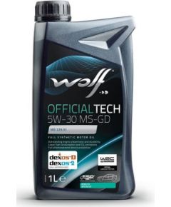 WOLF OFFICIALTECH 5W30 MS-GD 1L MB 2029.51, GM-LL-A/B-025 Моторные масла