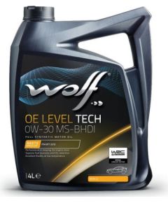 WOLF OE LEVEL 0W30 MS-BHDI 4L ACEA C2 PSA,FIAT,IVECO Motora eļļas