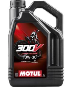 MOTUL 300V FL OFF ROAD 10W30 4L Ester Core tehnoloģija 4T Моторные масла