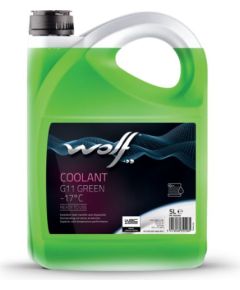 WOLF COOLANT GREEN -17°C 5L Dzesēšanas šķidrums zaļš G11 IAT Охлаждающая жидкость