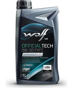 WOLF OFFICIALTECH 0W20 FXFE 1L FORD WSS-M2C954-A1 Моторные масла
