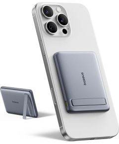 Baseus PicoGo AM31 Qi2 Портативный аккумулятор 5000 mAh 20W / серый Power-банки