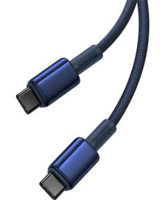 Baseus Tungsten Gold Кабель USB-C to USB-C 100W 1m / синий Дата USB-кабели