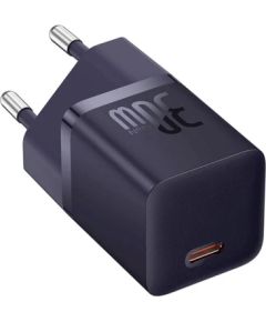 Baseus GaN5 Зарядное устройство USB-C EU 30W / фиолетовый Зарядные устройства