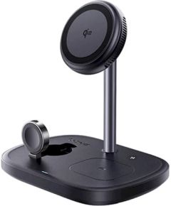 Baseus EnerFill FS41 3-в-1 Зарядная станция с охлаждением EU-вилка 45W USB-C to USB-C / чёрная Bezvadu telefonu lādētāji