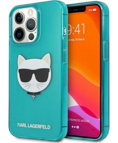 Karl Lagerfeld KLHCP13LCHTRB Glitter Choupette Fluo Защитный чехол для iPhone 13 Pro / 13 6,1" / синий Чехлы - альтернативные