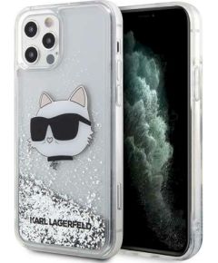 Karl Lagerfeld KLHCP12MLNCHCS Glitter Choupette Head Защитный чехол для iPhone 12/12 Pro 6,1" / серебристый Чехлы - альтернативные