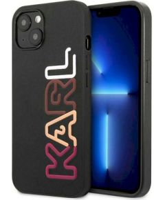 Karl Lagerfeld KLHCP13SPCOBK Hardcase Multipink Brand Aizsargapvalks priekš iPhone 13 mini 5.4" / melns Neoriģinālie Maciņi
