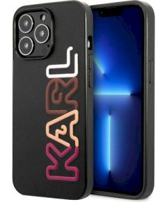 Karl Lagerfeld KLHCP13XPCOBK Hardcase Multipink Brand Защитный чехол для iPhone 13 Pro Max 6.7" / чёрный Чехлы - альтернативные