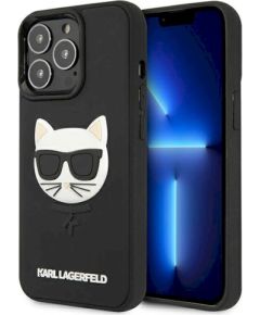 Karl Lagerfeld KLHCP13LCH3DBK Hardcase 3D Rubber Choupette Защитный чехол для iPhone 13 Pro/13 6,1" / чёрный Чехлы - альтернативные