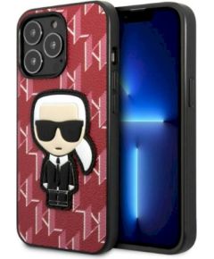 Karl Lagerfeld KLHCP13LPMNIKPI Hardcase Monogram Ikonik Patch Защитный чехол для iPhone 13 Pro / 13 6,1" / красный Чехлы - альтернативные