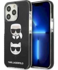 Karl Lagerfeld KLHCP13LTPE2TK Karl&Choupette Head Защитный чехол для iPhone 13 Pro / 13 6,1" / чёрный Чехлы - альтернативные