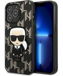 Karl Lagerfeld KLHCP13LPMNIKBK Monogram Ikonik Patch Защитный чехол для iPhone 13 Pro / 13 6,1" / чёрный Чехлы - альтернативные
