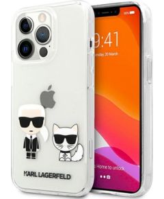 Karl Lagerfeld KLHCP13XCKTR Aizsargapvalks priekš iPhone 13 Pro Max 6,7" / caurspīdīgs Neoriģinālie Maciņi