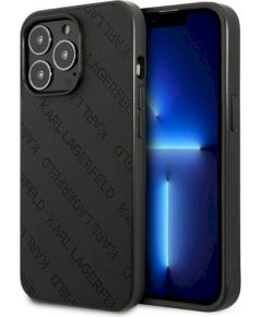 Karl Lagerfeld KLHCP13LPTLK Aizsargapvalks priekš iPhone 13 Pro / 13 6,1" / melns Neoriģinālie Maciņi