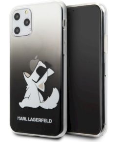 Karl Lagerfeld KLHCN65CFNRCBK Choupette Fun Aizsargapvalks priekš iPhone 11 Pro Max / melns Neoriģinālie Maciņi