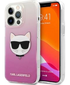 Karl Lagerfeld KLHCP13XCTRP Choupette Head Защитный чехол для iPhone 13 Pro Max 6,7" / розовый Чехлы - альтернативные