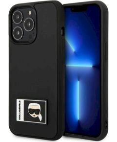 Karl Lagerfeld KLHCP13L3DKPK Hardcase Ikonik Patch Aizsargapvalks priekš iPhone 13 Pro / 13 6,1" / melns Neoriģinālie Maciņi
