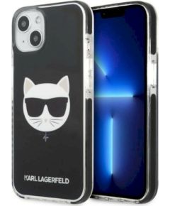 Karl Lagerfeld KLHCP13STPECK Choupette Head Защитный чехол для iPhone 13 mini 5,4" / чёрный Чехлы - альтернативные