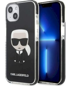 Karl Lagerfeld KLHCP13STPEIKK Iconik Karl Aizsargapvalks priekš iPhone 13 mini 5.4" / melns Neoriģinālie Maciņi
