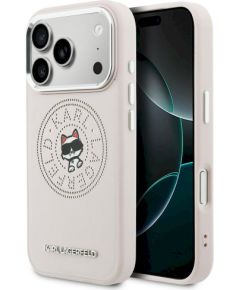 Case Karl Lagerfeld Point & Choupette Sketch MagSafe Защитный чехол для iPhone 17 Pro / розовый Чехлы - альтернативные