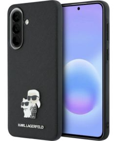 Karl Lagerfeld Saffiano Karl&Choupette Metal Logo Case Защитный чехол для Samsung Galaxy A57 5G / чёрный Чехлы - альтернативные