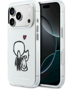 Karl Lagerfeld Karl & Choupette Back MagSafe Case Защитный чехол для iPhone 17 Pro / прозрачный Чехлы - альтернативные