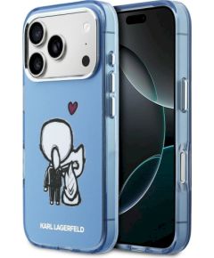 Karl Lagerfeld Karl & Choupette Back MagSafe Case Защитный чехол для iPhone 17 Pro Max / синий Чехлы - альтернативные