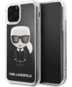Karl Lagerfeld KLHCN58ICGBK Iconic Glitter Защитный чехол для iPhone 11 Pro / чёрный Чехлы - альтернативные