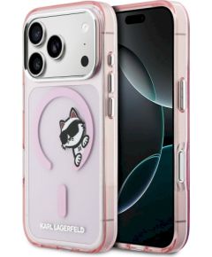 Karl Lagerfeld IML Peekaboo MagSafe Case Защитный чехол для iPhone 17 Pro / розовый Чехлы - альтернативные