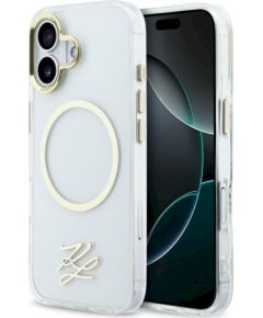 Karl Lagerfeld IML KL Script Logo Case Защитный чехол MagSafe для iPhone 17 / прозрачный Чехлы - альтернативные
