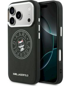 Karl Lagerfeld Point & Choupette Sketch MagSafe Case Защитный чехол для iPhone 17 Pro Max / чёрный Чехлы - альтернативные
