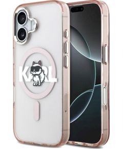 Karl Lagerfeld IML Choupette Sketch Logo MagSafe Case Защитный чехол для iPhone 17 / розовый Чехлы - альтернативные