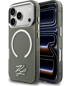 Karl Lagerfeld IML KL Script Logo Case Защитный чехол для iPhone 17 Pro Max / чёрный Чехлы - альтернативные