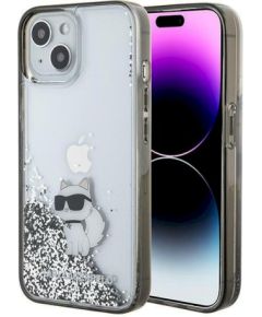 Karl Lagerfeld KLHCP15SLKCNSK Защитный чехол для iPhone 15/14/13 6.1" / прозрачный Liquid Glitter Choupette Чехлы - альтернативные