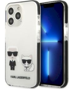 Karl Lagerfeld KLHCP13XTPEKCW Aizsargapvalks priekš iPhone 13 Pro Max 6,7" / balts Neoriģinālie Maciņi