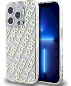 Karl Lagerfeld KLHCP15LHKFOEMD Aizsargapvalks priekš iPhone 15 Pro 6.1" Hardcase IML Fullover Logo / zelta Neoriģinālie Maciņi