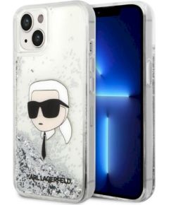 Karl Lagerfeld KLHCP14MLNKHCH Glitter Karl Head Защитный чехол для iPhone 14 Plus / 15 Plus 6.7" / серебристый Чехлы - альтернативные