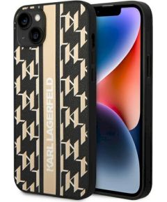 Karl Lagerfeld KLHCP14MPGKLSKW Защитный чехол для iPhone 14 Plus/15 Plus 6.7" / коричневый Monogram Stripe Чехлы - альтернативные