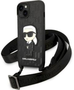 Karl Lagerfeld KLHCP14SSTKMK Monogram Ikonik Patch Защитный чехол для iPhone 14/15/13 6,1" / чёрный Чехлы - альтернативные