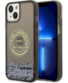 Karl Lagerfeld KLHCP14MLCRSGRK Hardcase Liquid Glitter RSG Защитный чехол для iPhone 14 Plus / 15 Plus 6.7" / чёрный Чехлы - альтернативные